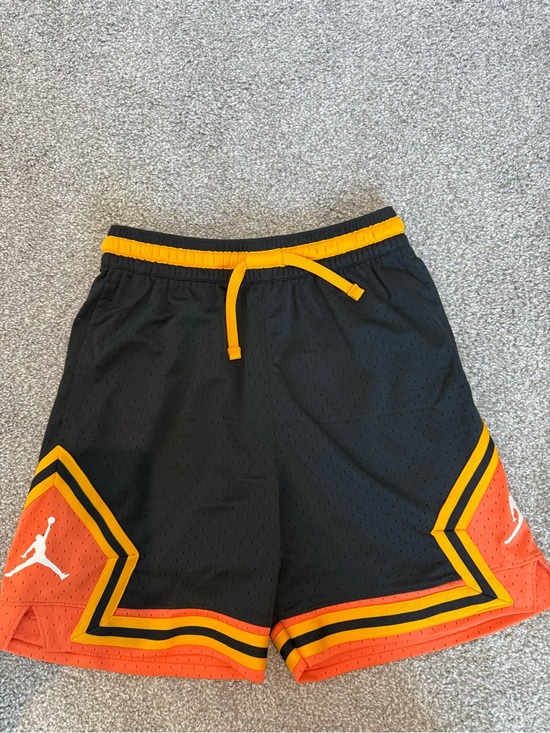 Jordan Other - Jordan Black Shorts with Orange and Yellow Trim